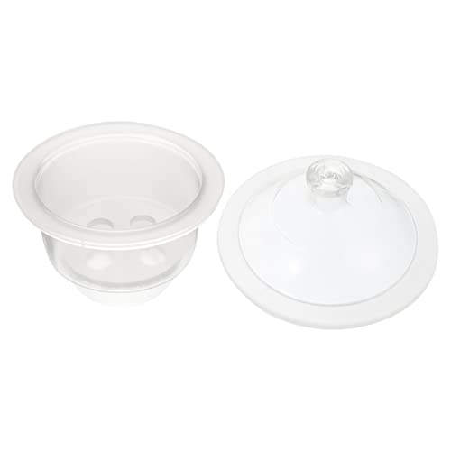 Balacoo ガラスデシケーター真空乾燥機ラボデシケーターjarドライヤーのための実験室用品150mm トランスペアレント 22x20.8cm